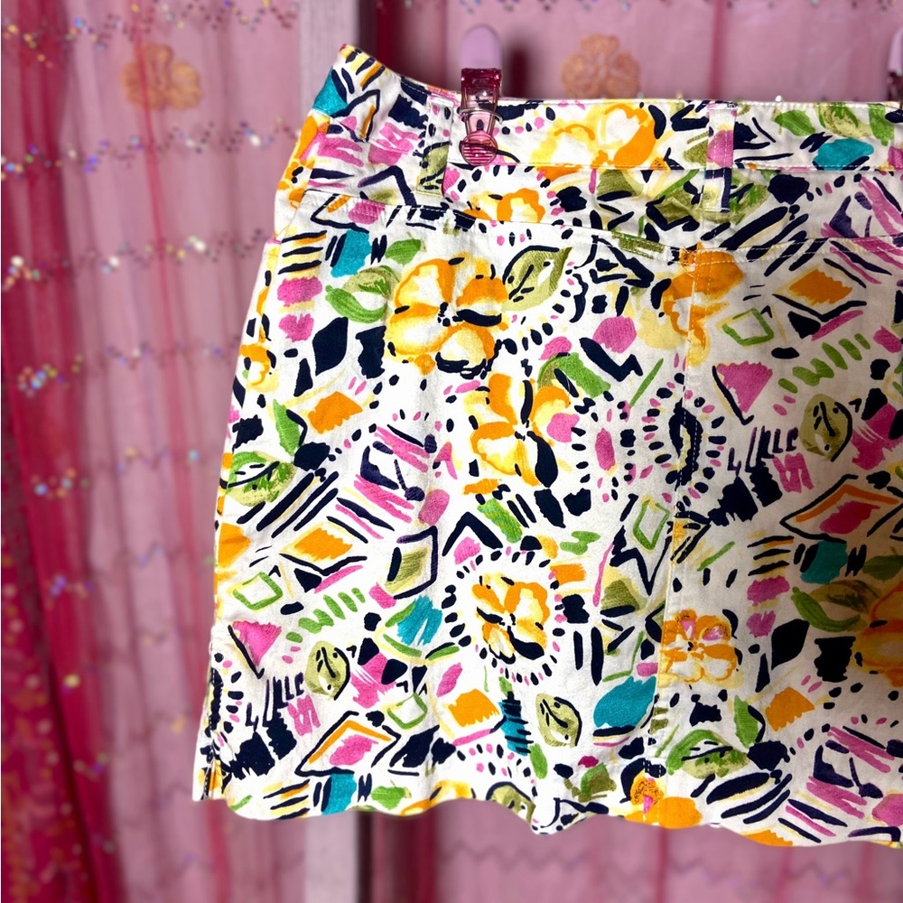 Abstract Pattern Mini Skirt - Picture 5 of 5